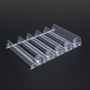Convenience Store Tobacco Cigarette Plastic Shelf Pusher Pushers And Dividers For Cigarette Shelves