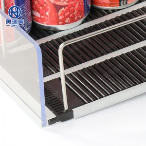 Nws Pib-Feed Beverage Display Gravity Roller Shelf for Cooler Fridge