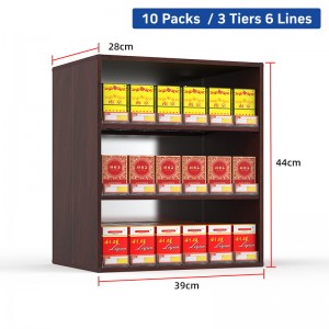 Hot-selling Customized Metal Floor Standing Cigarette Display Rack Vape Stand