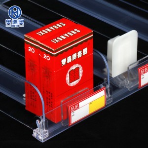 Tobacco Shelf Pusher System Supermarket Cigarette Pusher Fast Pusher With Spring
