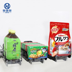 1.Supermarket s automatickým podávaním balíka produktov Systém posúvania kovových políc