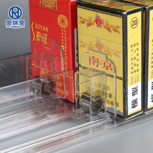 Empujador de estantes Empujadores de cigarros para tendas de fume Sistema de visualización de estantes de empuxe automático