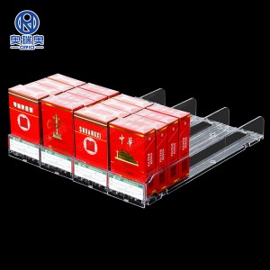 Tobacco Store Shelf Plastic Pusher Product Pushers For Cigarette