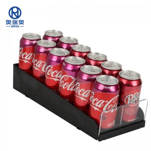 Wholesale Auto-front Stores Shelves Display Box Drinks Pusher Beverage Roller Shelf