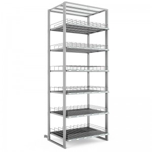 High quality flex Gravity Pusher Ratio Rollerus Shelves Smart Shelf Management System Potus Propono Rack