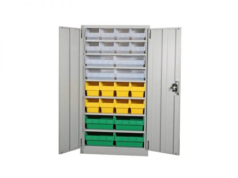 Factory wholesale Storage Bins Garage Storage - Cabinet With Shelfull Bins SFC300 – Guanyu