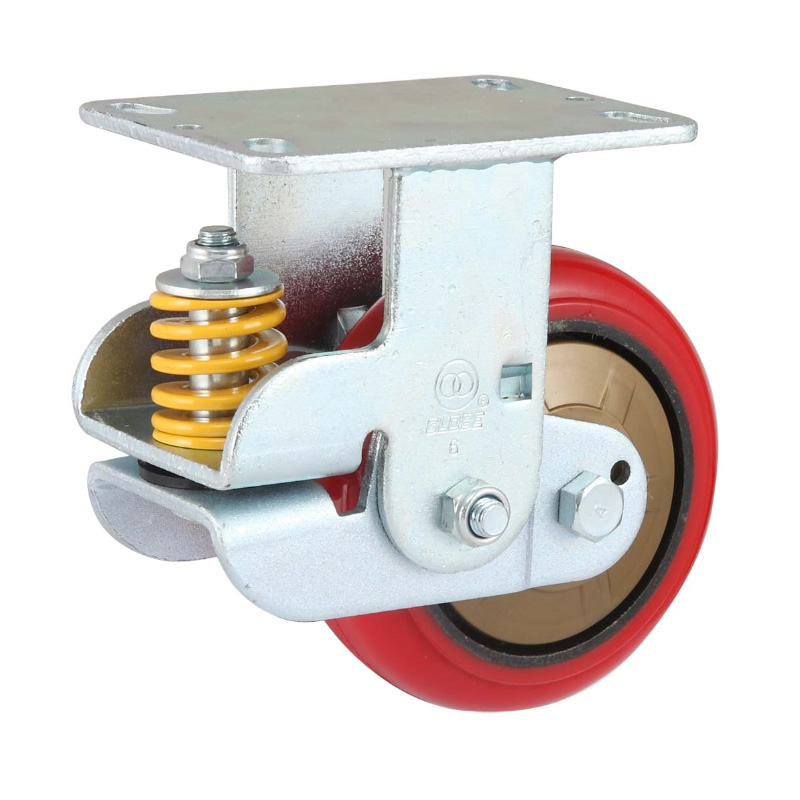 Factory selling Wheelbarrow Wheel - EH11 Series-Shock absorbing type-Swivel/Rigid(Zinc-plating) – GLOBE