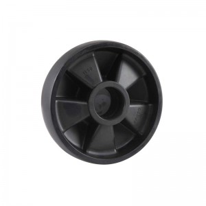 ET1 Series High class nylon forklift wheel (Black)(Flat)