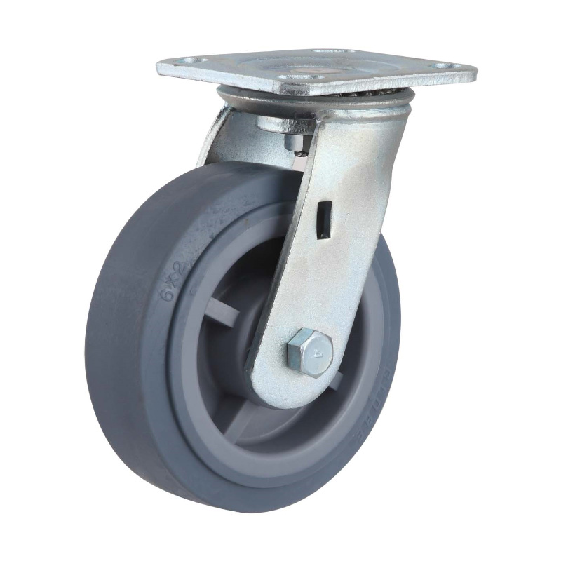 Best quality Shopping Trolley Wheels - Industrial Heavy Duty Caster With Top plate type-Swivel/Rigid/Brake TPR Wheel(Zinc-plating) – GLOBE