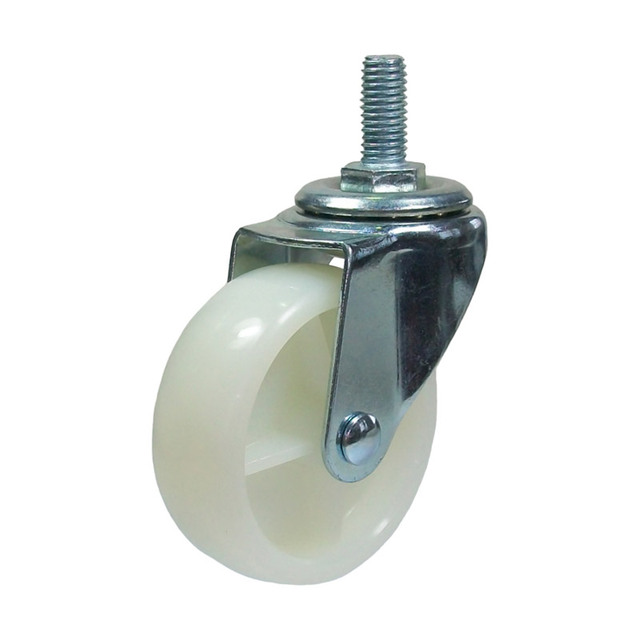 Light Duty PU Wheel Rotating Top Plate Type Equipment Caster EB2 Series-Threaded stem type(Zinc plating) Featured Image