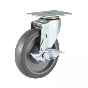 China PU Trolley Wholesale Caster Wheel Manufacturers Swivel With Brake