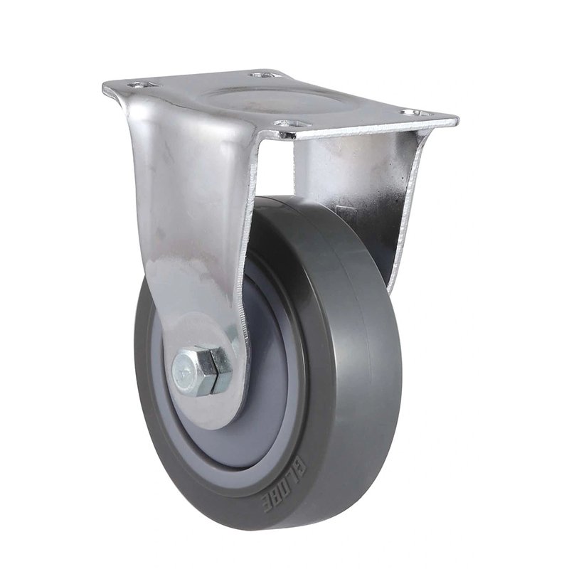 Hot New Products Locking Casters Wheels - 75mm, 100mm, 125mm Swivel PU Trolley Caster Wheel with Threaded Stem Brake Wheel Castor – GLOBE
