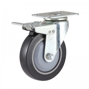 OEM Caster PU/TPR Material Industrial Wheel