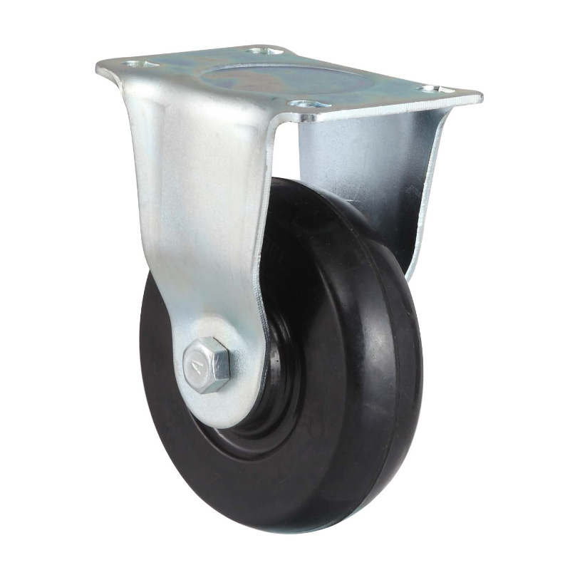 Chinese Professional Globe Hand Truck Casters - Industrial Rubber Trolley Caster Wheel Swivel With Brake – GLOBE