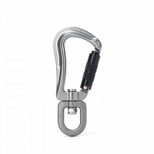 New Arrival China Outdoor Quick-Release Climbing Equipment - Double Lock Carabiner with Captive Eye_ GR4303 – Glory