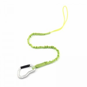 Reasonable price Lime High-Strength Polyester Pleated Shock-Absorbing Reflective Tool Lanyards - Reflective Nylon Webbing Tool Lanyard (with single carabineer) GR5111 – Glory