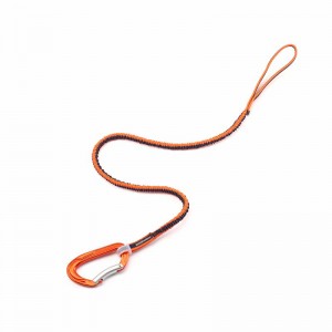 Bottom price Lime Luminous Polyester Pleated Shock-Absorbing Reflective Tool Lanyards - Reflective Pleated Shock-absorbing Tool Lanyard (with single carabineers) GR5135 – Glory
