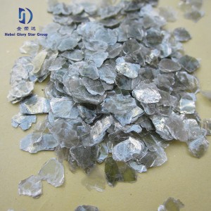 Natural Large Crystal Green Mica Scrap For Decoration