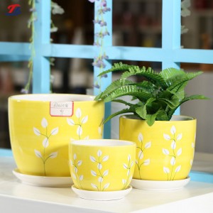 OEM kecil Mini Lucu Korea massal murah grosir taman keramik pot bunga tembikar