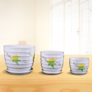 OEM Nordic Ceramic Succulent Pot Indoor Plant Pots Ceramic Pot Planters with Tray