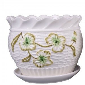 Hand Painting Ceramic Flower Pots Wholesale Bulk Flower Pots For Plants