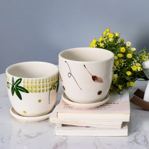 OEM Custom sized ceramic flowerpots for sale murang flowerpots for sale gold flowerpots concrete molds