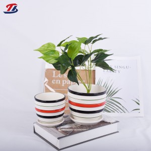 OEM/ODM Factory Porcelain Flower Pot Ceramic - Cheap Wholesale Small Mini Ceramic Flower Pot – Tongxin