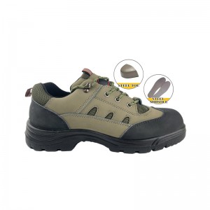 4 Inch Lightweight Safety Leather with steel toe and steel midsole