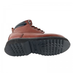 Sepatu Safety Goodyear Coklat 6 Inci dengan Ujung dan Pelat Baja