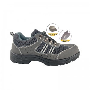 4-дюймові захисні шкіряні черевики з поліуретановою підошвою зі сталевим носком і сталевою пластиною
