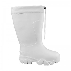 Giày đi mưa nhẹ EVA màu trắng dành cho công nghiệp thực phẩm thời tiết lạnh