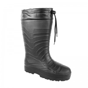 Giày nam cao mùa đông ấm áp không thấm nước rộng đến đầu gối Giày đi mưa cao cấp EVA
