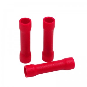 Insulated Vinyl Butt Connectors Red Color BV1.25