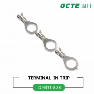 Dj4311-8.2b  M8 Ring Vertical Terminal Reel Brass Tin Plated Terminal