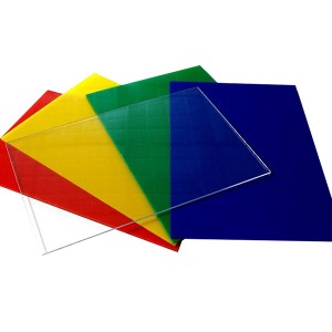 Wholesale of Chinese manufacturers 1.8-30mm Colored Acrylic Sheet For Outdoor Sign Board