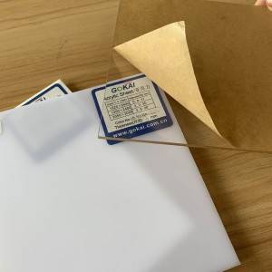 Reasonable price Designer Acrylic Sheet - translucent white acrylic sheet – Gokai