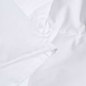 Luxury 100% Cotton 250gms điền Duvet Bộ chăn bông mùa hè Sản xuất bộ chăn bông màu trắng