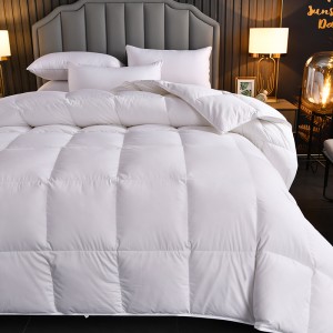 Produttore Hotel Bedroom Duvet in piuma d'oca bianca 100% Cotone Quilted Duvet