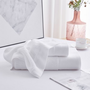 Hotelové bílé ručníky Bath Collections China Manufacture
