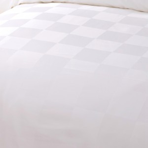 Classic Luxury 100% Cotton White Jacquard Hotel Linen Bedroom Sheet Set