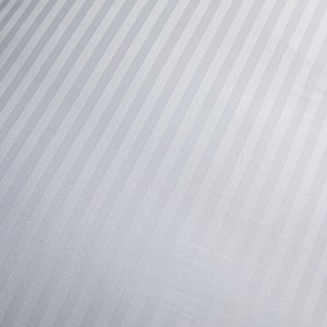 Гатэль Дызайн Баваўняная Раскошная 5-зоркавая падушка для гатэля Белая сацінавая палоска Падушка аптовага стылю