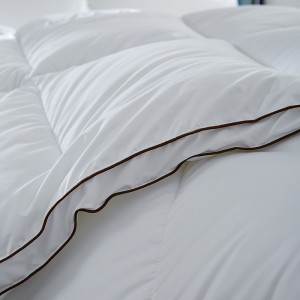 最高のホテル品質の綿 100% ダウン代替グランド羽毛布団