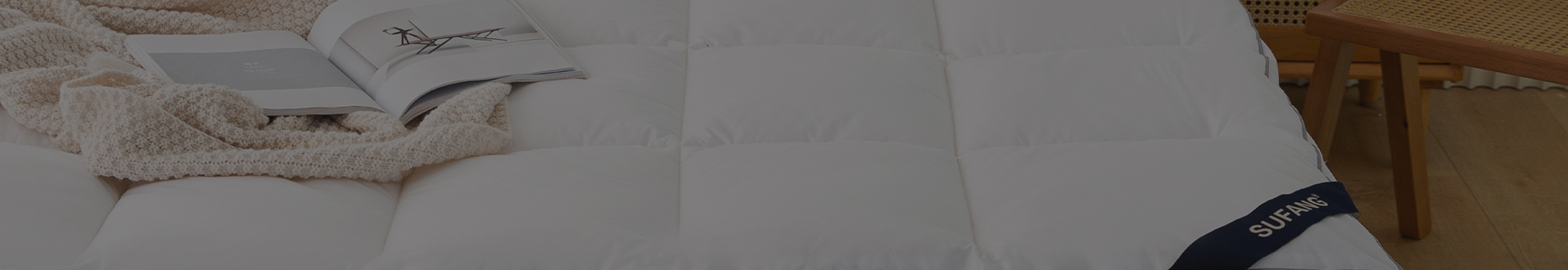 Wholesale High Quality Mattress Topper Soft Customized Hotel Double Layer