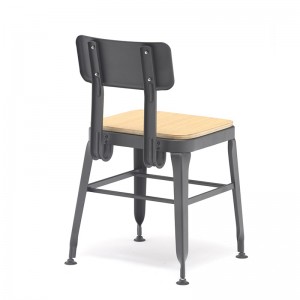 Металевий дерев'яний стілець для ресторану GA501BC-45STW