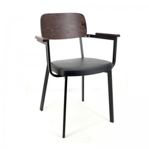 Metal and Vinyl Stacking Dining Armchair G3001BC-45STP
