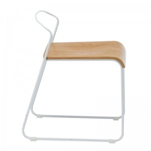 Składane metalowe stylowe krzesła do jadalni GA3601BC-45STW