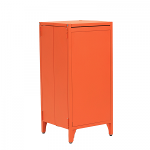 Side Bookcase Cabinet Orange