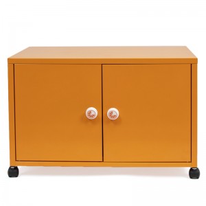 Горещо продавани офис мебели за всекидневна Страничен шкаф Маса Шкаф за съхранение на бюфет с 2 врати метален credenza за всекидневна