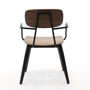Трпезарија со комерцијален мебел Модерна фотелја Метални нозе Стол за трпезарија