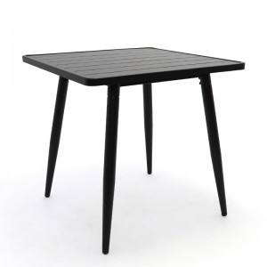 میز مربع فلزی میز استیل فضای باز صنعتی GA801T-ST